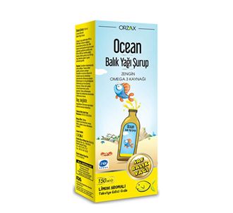 Orzax Ocean Omega3 Syrup 150 мл со вкусом лимона