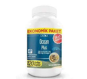 Orzax Ocean Plus Omega-3 120 капсул | Экономичная упаковка