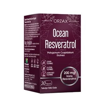 Orzax Ocean Resveratrol 200 мг 30 капсул