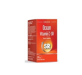 Orzax Ocean Vitamin C Sr 500 Mg 30 Tablets (ORZA10065)