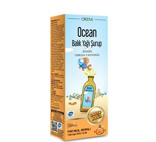 Orzax Океанский рыбий жир сироп апельсин 150 мл