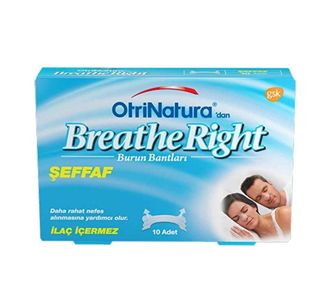 OtriNatura Breathe Right Nasal Band Transparent 10 pcs Nasal Band