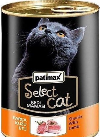 Patimax Консервы для взрослых кошек с ягненком 400 г