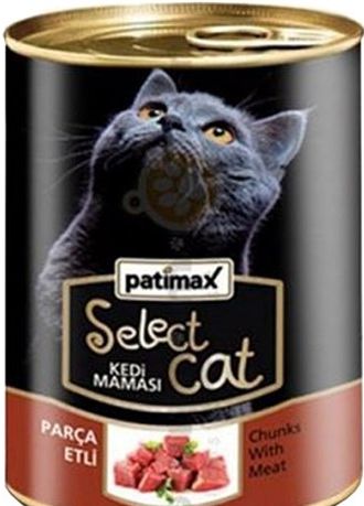 Patimax Select Cat Beef 400 г консервированный корм для взрослых кошек
