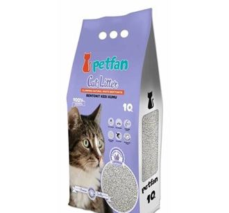 Petfan Бентонит с ароматом лаванды 10 л наполнитель для кошачьего туалета