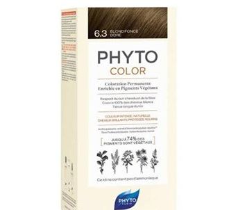 Phyto Colour 6.3 Травяная краска для волос - Темно-абровый дореа