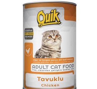 Quik Курица консервированный корм для взрослых кошек 415 гр