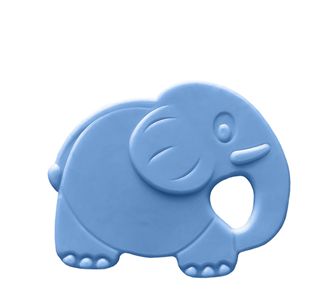 Резиновый мягкий прорезыватель Bambino Голубой слоненок