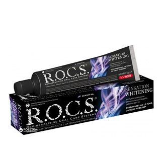 Rocs Sensation Intensive Brightening - отбеливающая зубная паста