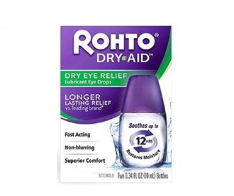 Rohto Dry-Aid Eye Drops Смазывающие глазные капли 10 мл