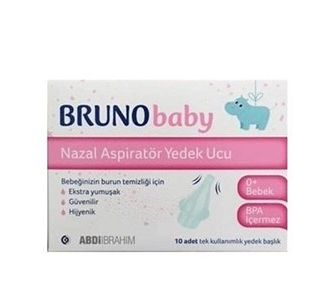 Сменный наконечник для назального аспиратора Bruno Baby (10 штук)