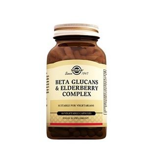 Solgar Beta Glucans & Elderberry Complex 60 капсул