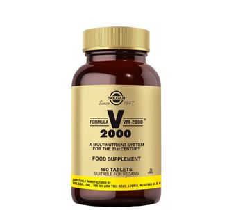 Solgar VM 2000 Multi Vitamin 180 Tablets