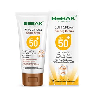 Солнцезащитный крем Bebak Sun Spf 50+ 75 мл