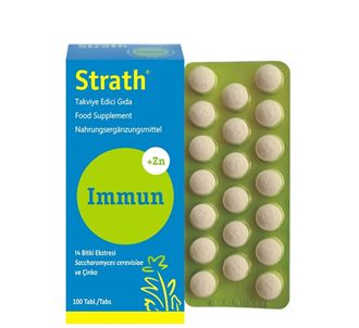 Страт Иммун + Цинк Содержащее дополнительное питание 100 таблеток