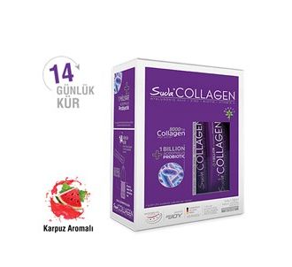 Suda Collagen Дополнительное питание со вкусом арбуза 14x10 гр - порошок-саше