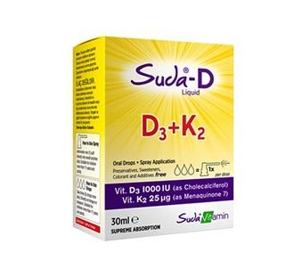 Suda Vitamin Suda-D D3+K2 Дополнительное питание 30 мл