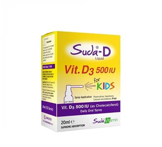 Suda Vitamin Suda-D Витамин D3 500 МЕ для детей спрей 20 мл