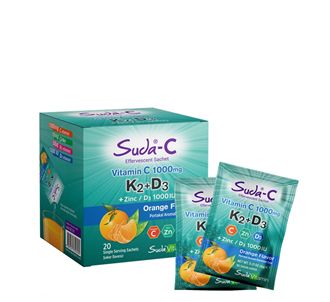 Suda-C Витамин C 1000 мг + K2 + D3 20 саше