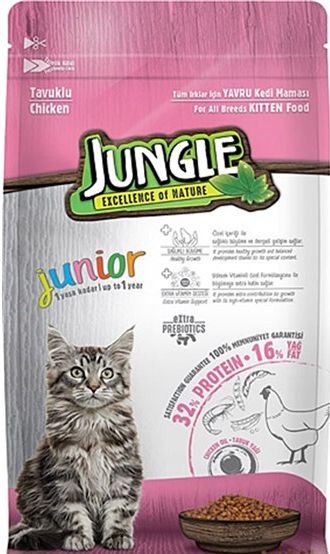 Сухой корм для кошек Jungle Jungle Chicken 500 гр для котят