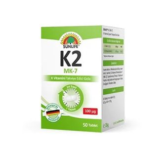Sunlife K2 MK-7 50 таблеток