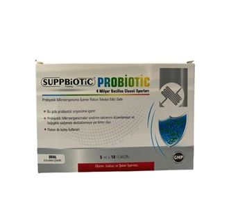 Suppbiotic Дополнительное питание, содержащее пробиотические микроорганизмы для детей и взрослых 5 мл X 10 флаконов