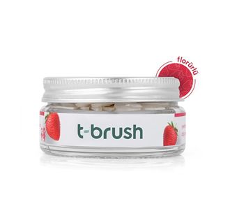 T-Brush Клубника со вкусом фтора 90 таблеток зубной пасты