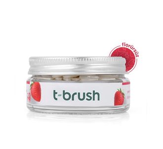 T-Brush со вкусом клубники без фтора 90 таблеток зубной пасты