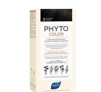 Травяная краска для волос Phyto Phytocolor - 3 Темный каштан