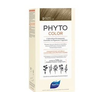 Травяная краска для волос Phyto Phytocolor - 9 - Светло-желтый