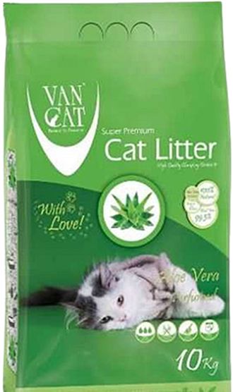 Vancat Aloe Vera Scented Fine Cat Litter 10 kg / 11.8 lt Cat Litter