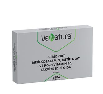 Venatura B-Trio Odt метилкобаламин, метилфолат и P-5-P 30 таблеток