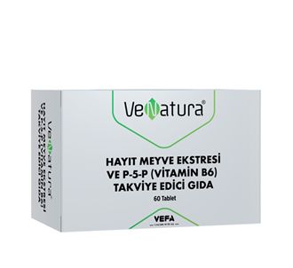 Venatura Экстракт плодов шиповника и P-5-P (витамин B6) 60 таблеток