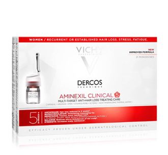 Vichy Aminexil Clinical 5 Serum (Women) 21 x 6 ml Ampoule - Выпадение волос