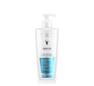 Vichy Dercos Ultra Soothing Shampoo Dry Hair 390 мл - Успокаивающий шампунь для чувствительной кожи головы и сухих волос