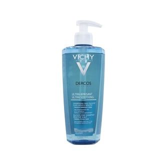 Vichy Dercos Ultra Soothing Shampoo Normal To Oily Hair 390 мл - Успокаивающий шампунь для чувствительной кожи головы нормальных и жирных волос