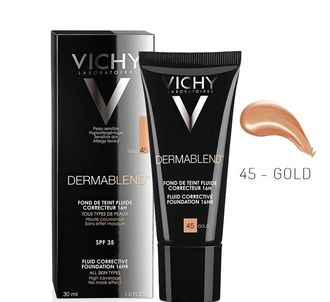 Vichy Dermablend SPF35 Foundation Gold 45 30ml