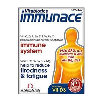 Vitabiotics Immunace Иммунная система 30 таблеток