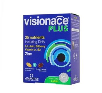Vitabiotics Visionace Plus 28 таблеток + 28 капсул (SKT:01/2023)