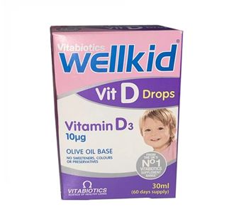 Vitabiotics Wellkid Vit D Drops Витамин D3 30 мл