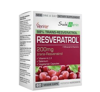 Витамин Ресвератрол 60 травяных капсул в воде