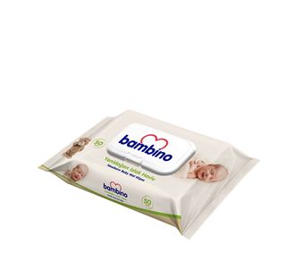 Влажные полотенца для новорожденных Bambino 50 шт