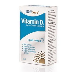 Wellcare Витамин D3 400 МЕ 5 мл спрей