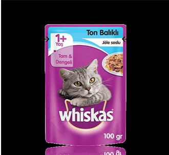 Whiskas Консервы для взрослых кошек с тунцом и рыбой 100 г