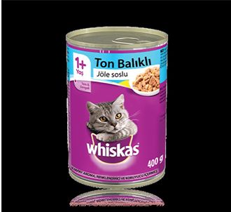 Whiskas Консервы для взрослых кошек с тунцом и рыбой 400 гр