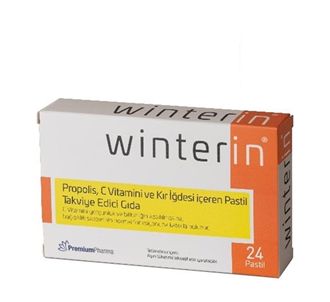 Winterin Propolis Lozenge with Vitamin C and Wild Needle 24 Lozenge