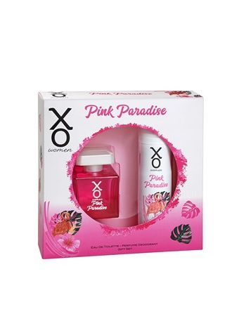 XO Pink Paradise EDT 100 мл + део-спрей 125 мл Женский парфюмерный набор