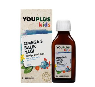 YouPlus Kids Омега-3 сироп с рыбьим жиром 100 мл
