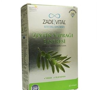 Zade Vital Экстракт листьев оливы 60 твердых капсул