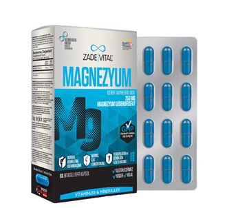 Zade Vital Magnesium 60 твердых капсул (ZADE10048)